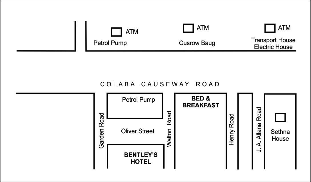 Bed And Breakfast At Colaba Bombaj Exteriér fotografie